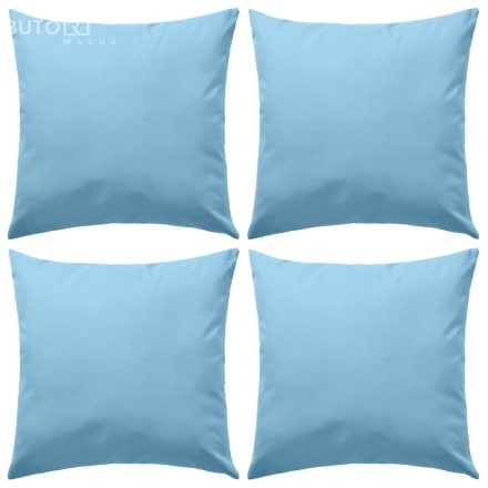 vidaXL 4 db világoskék kültéri párna 45 x 45 cm