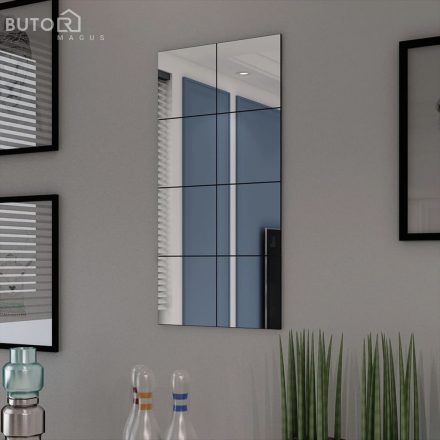 vidaXL 8 db keret nélküli tükörcsempe 20,5 cm