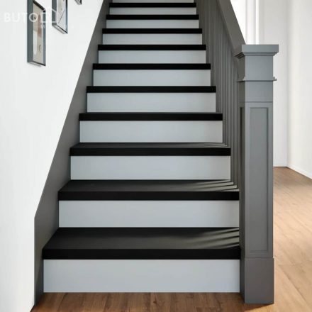 vidaXL lépcsőfokok 2 db Sötétbarna 70x25x2 cm tömör fa tölgyfa