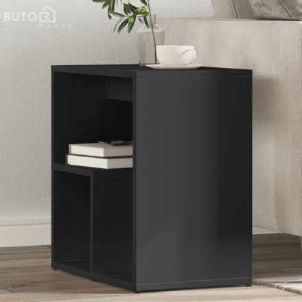 vidaXL 2 db fekete szerelt fa kisasztal 50 x 30 x 50 cm